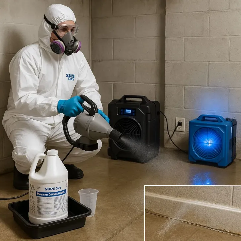 Sanitization and Odor Removal process in Comunas, PR