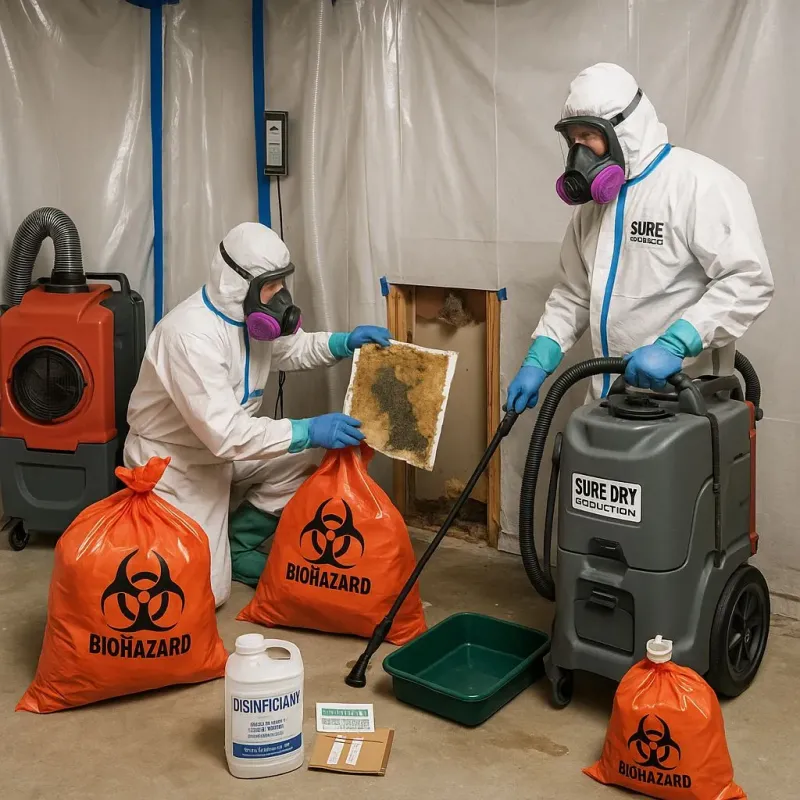 Contaminated Water Handling Protocols process in Comunas, PR